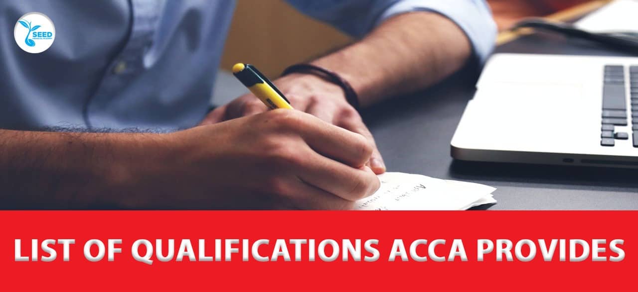 List of Qualifications ACCA Provides